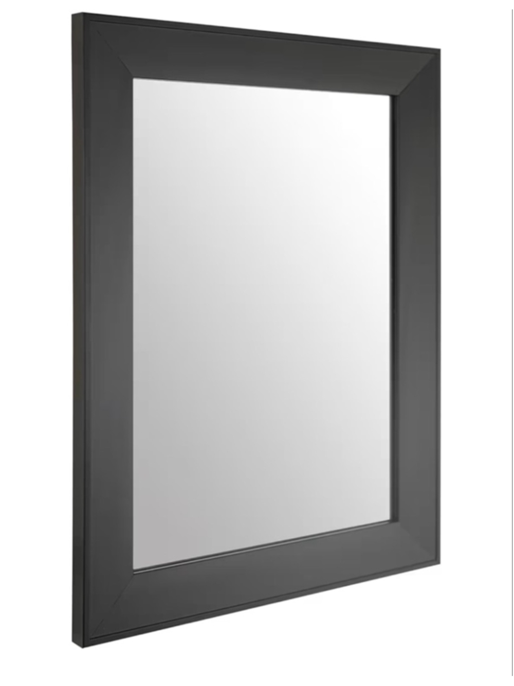 NEW Black Rectangular Wall Mirror 12" x 16" Framed Bathroom Bedroom